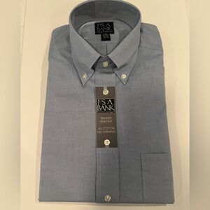 NWT Jos. A. Bank Traveler’s Collection Blue Dress Shirt